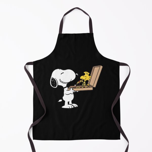 Item preview, Cute Snoopy Serving Pizza to Woodstock Cartoon Illustration designed and sold by Dragonbowmen.