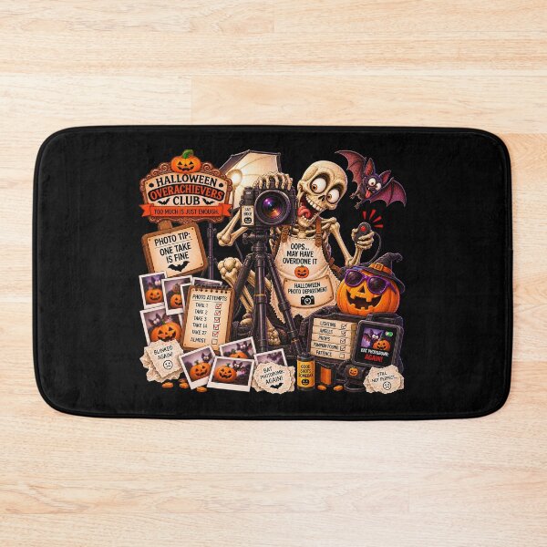 Item preview, ⚡HALLOWEEN OVERACHIEVERS CLUB - Pablo's Photo Department - dark version designed and sold by WheelieGdArt.