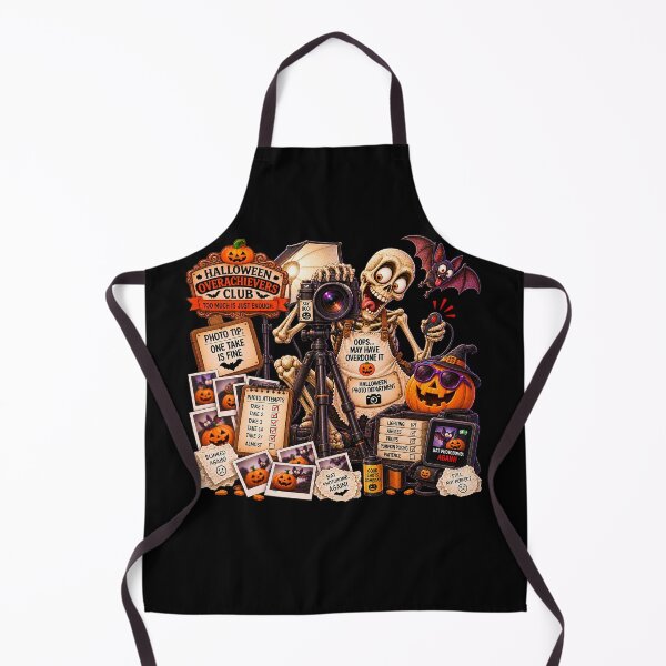 Item preview, ⚡HALLOWEEN OVERACHIEVERS CLUB - Pablo's Photo Department - dark version designed and sold by WheelieGdArt.