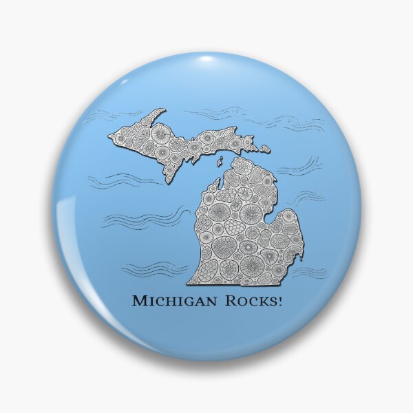 Item preview, Michigan Rocks! Petoskey Stones for the rockhound designed and sold by 3rdBirdInk.