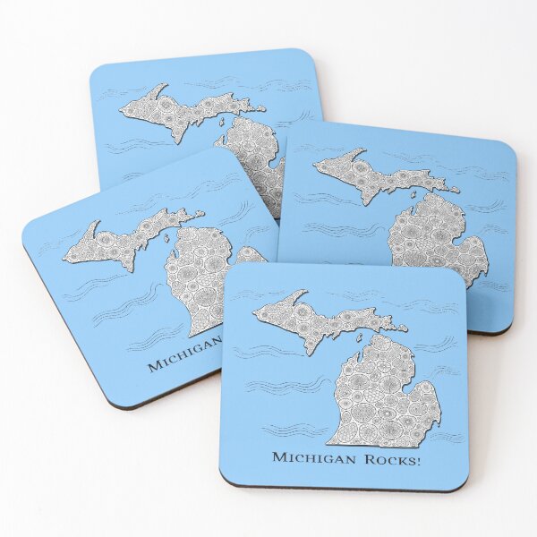 Item preview, Michigan Rocks! Petoskey Stones for the rockhound designed and sold by 3rdBirdInk.