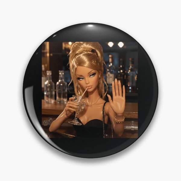 Item preview, Talk To The Hand Glam Blonde Doll Drinking Meme designed and sold by EPICV.SION WEARS.