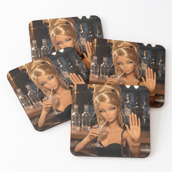 Item preview, Talk To The Hand Glam Blonde Doll Drinking Meme designed and sold by EPICV.SION WEARS.