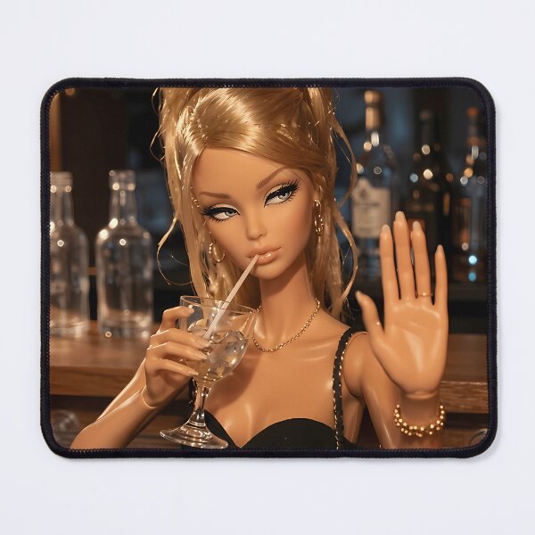 Item preview, Talk To The Hand Glam Blonde Doll Drinking Meme designed and sold by EPICV.SION WEARS.