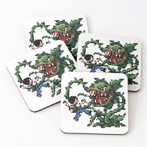 Item preview, Man-Eating Plant Monster Pixel Art designed and sold by Matilda Pixel.