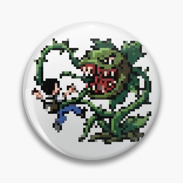Item preview, Man-Eating Plant Monster Pixel Art designed and sold by Matilda Pixel.