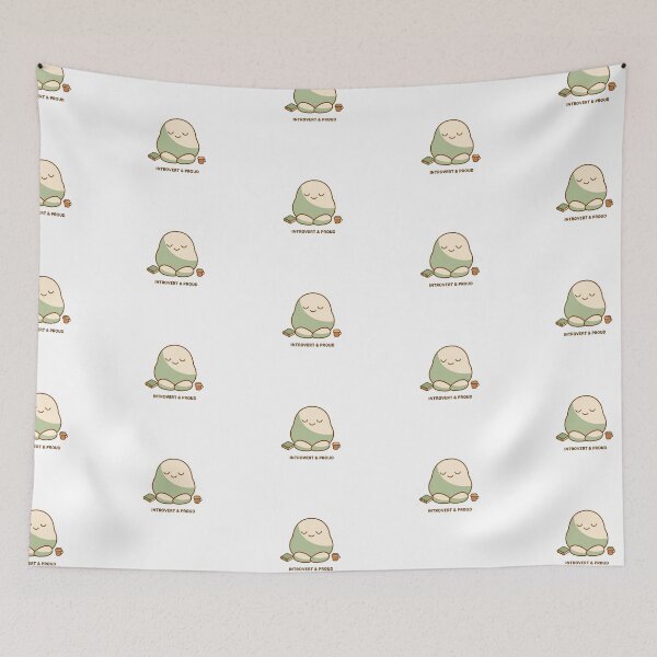Item preview, Introvert & Proud Blob — Cute Bookish Coffee Lover Design designed and sold by Sweet Blob Co.