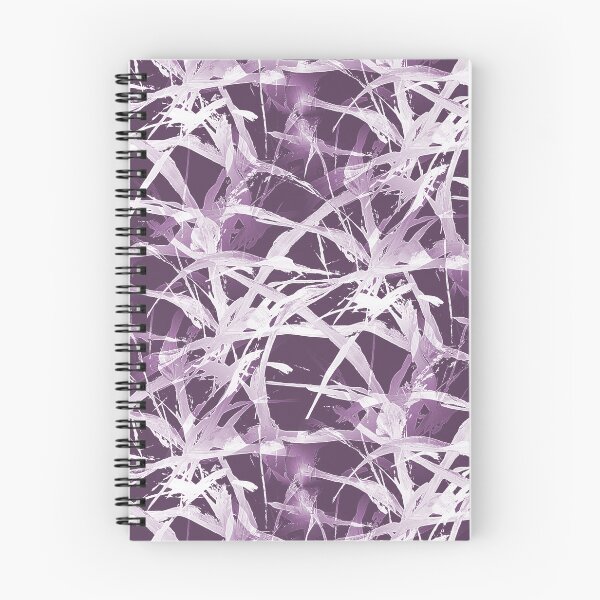 Item preview, Foliage Short Grass Abstract in White and Mauve designed and sold by Artistestella.
