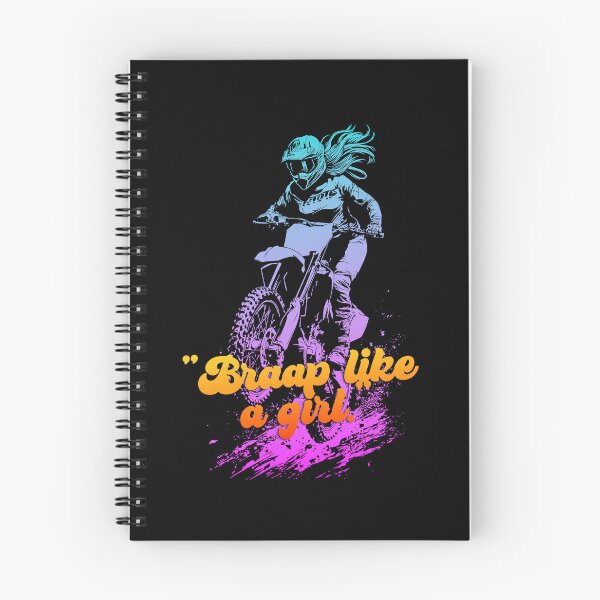 Item preview, Logo featuring a cute girl riding a motocross bike, for speed enthusiasts. 66 designed and sold by UrbanTRIP.