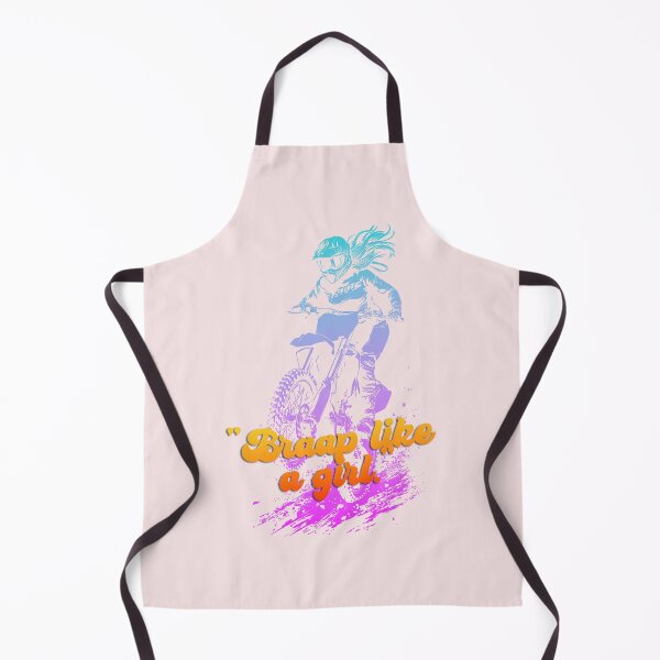 Item preview, Logo featuring a cute girl riding a motocross bike, for speed enthusiasts. 66 designed and sold by UrbanTRIP.