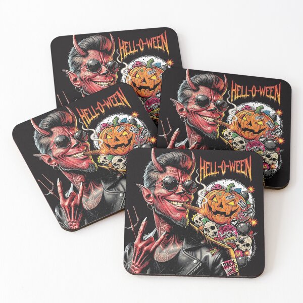 Item preview, Halloween Devil Cigar Pitchfork Pumpkin Horns designed and sold by Voodoo Store Paranormal Collections.