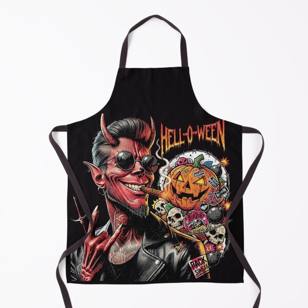 Item preview, Halloween Devil Cigar Pitchfork Pumpkin Horns designed and sold by Voodoo Store Paranormal Collections.