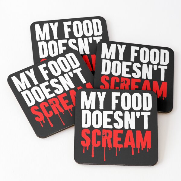 Item preview, My Food Doesn't Scream designed and sold by zemilrathemi.