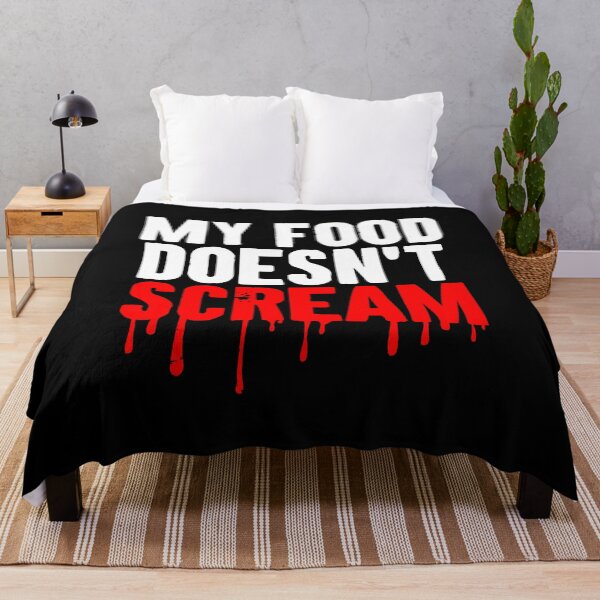 Item preview, My Food Doesn't Scream designed and sold by zemilrathemi.