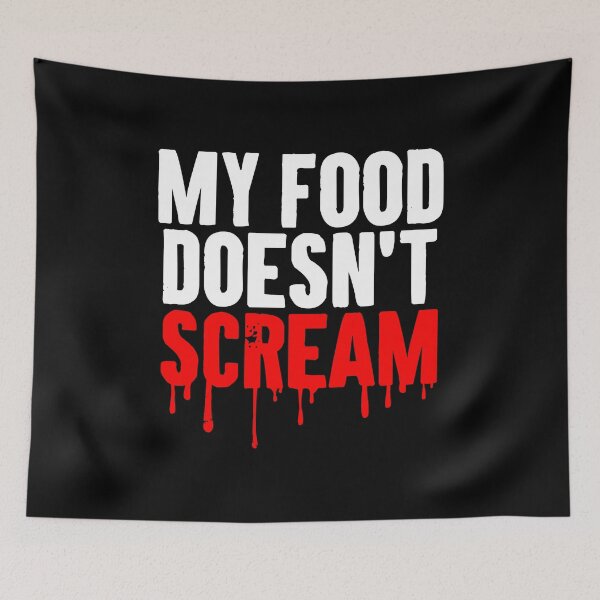 Item preview, My Food Doesn't Scream designed and sold by zemilrathemi.