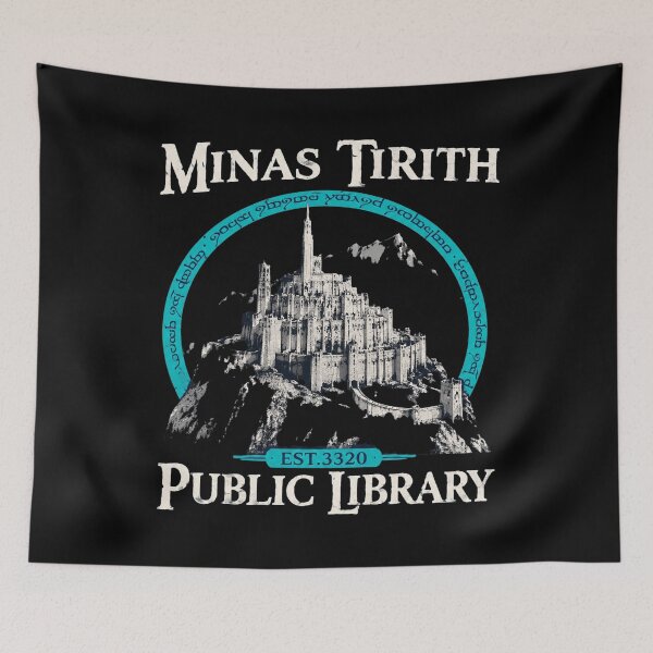 Item preview, Minas Tirith Library designed and sold by Emilykerryart.