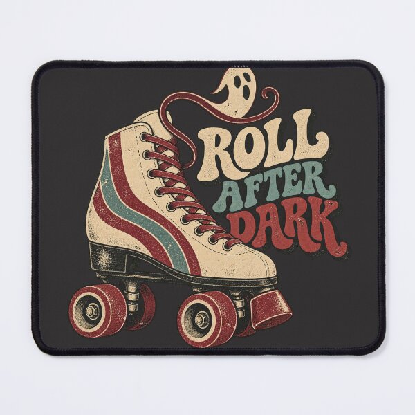 Item preview, Roll After Dark Retro Halloween Roller Skate Design designed and sold by Golden Era Studio.