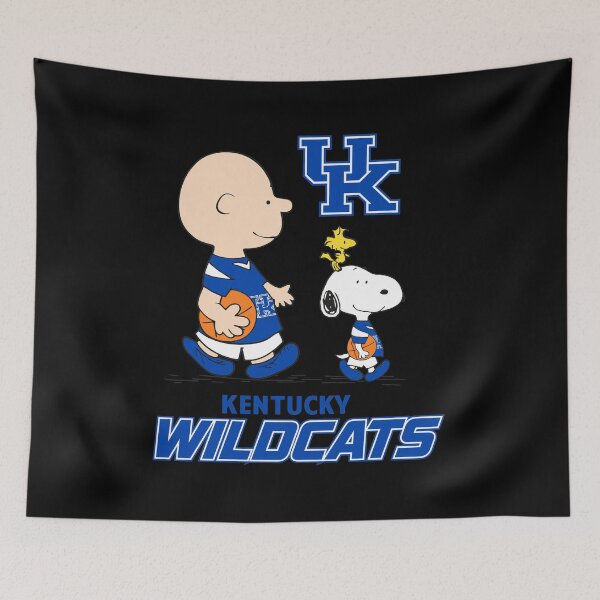 Item preview, Charlie Brown Snoopy Kentucky Wildcats Basketball Art designed and sold by Shyannranecki.