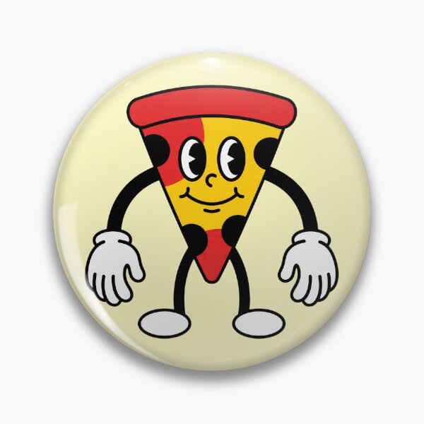 Item preview, Vintage Cartoon Pizza Slice Walking Retro 1930s Style designed and sold by pattman.