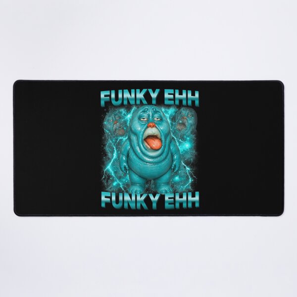 Item preview, Funky Ehh Weird Glossy Blue Blob Viral Brainrot Meme Kids designed and sold by DorikoKazan.