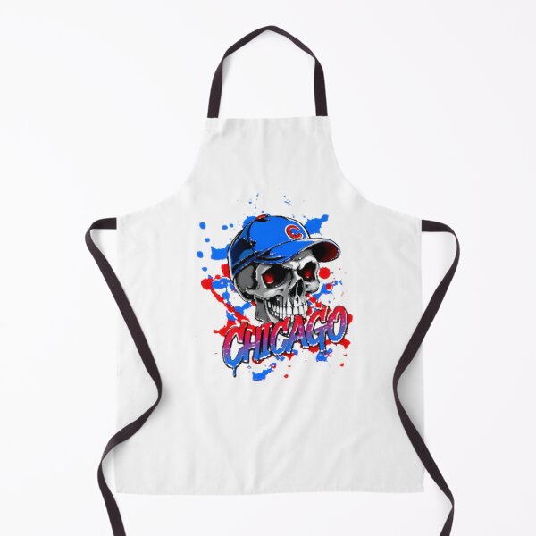 Item preview, Edgy Chicago Cubs Inspired Skull Design for Sports Fans designed and sold by Vermooud.