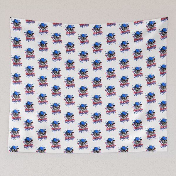Item preview, Edgy Chicago Cubs Inspired Skull Design for Sports Fans designed and sold by Vermooud.