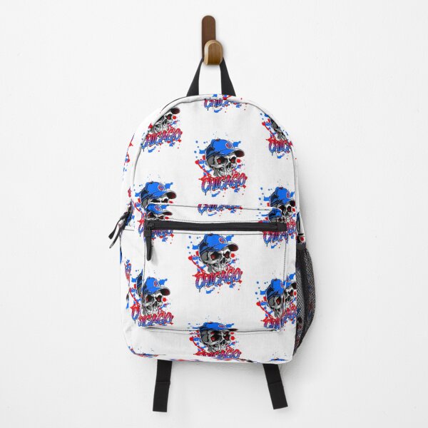 Item preview, Edgy Chicago Cubs Inspired Skull Design for Sports Fans designed and sold by Vermooud.