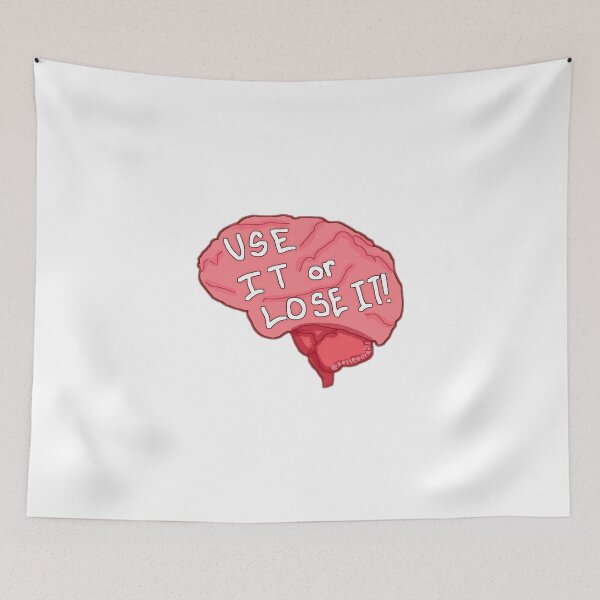 Item preview, Use it or lose it (your brain) designed and sold by zettey crafts.