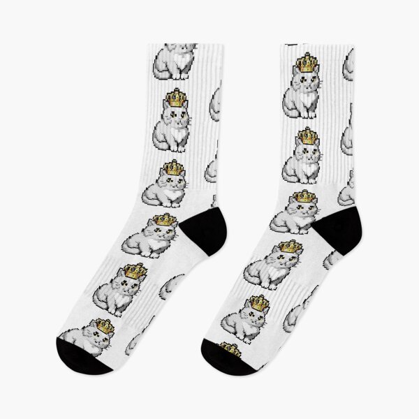 Item preview, Royal Crown Cat Pixel Art designed and sold by Matilda Pixel.