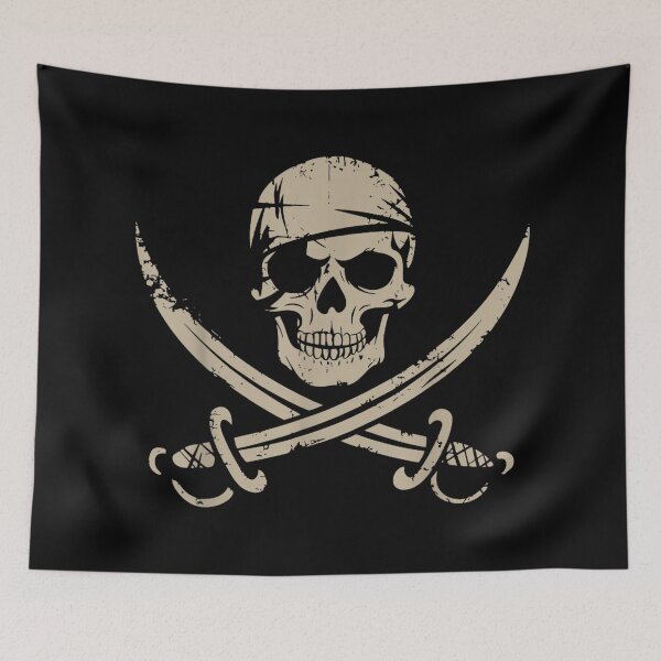 Item preview, Pirate Skull And Crossbones Skeleton Halloween For Kids Boys  designed and sold by River Silva.