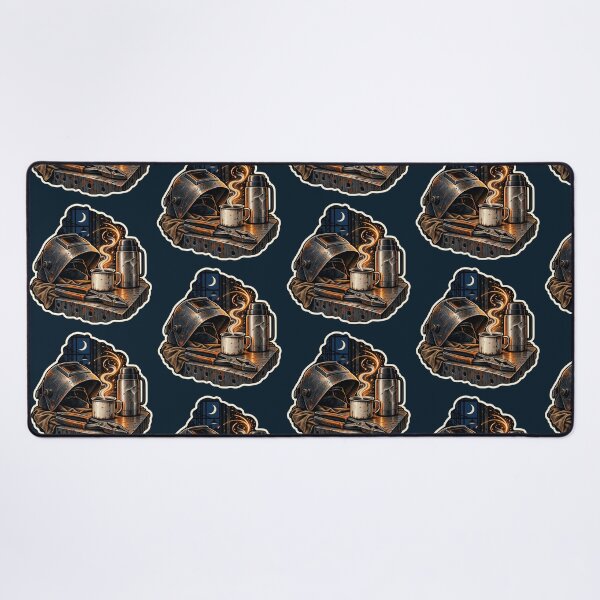 Item preview, Midnight Welding Bay Coffee Break Sticker designed and sold by WaynesCave.