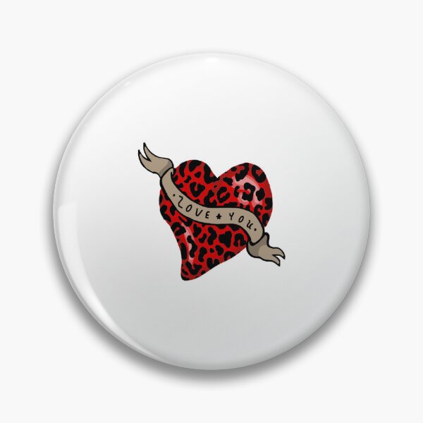 Item preview, Love you leopard print heart designed and sold by Maddie2Swaggy.