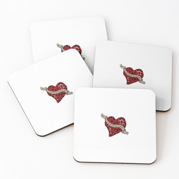 Item preview, Love you leopard print heart designed and sold by Maddie2Swaggy.