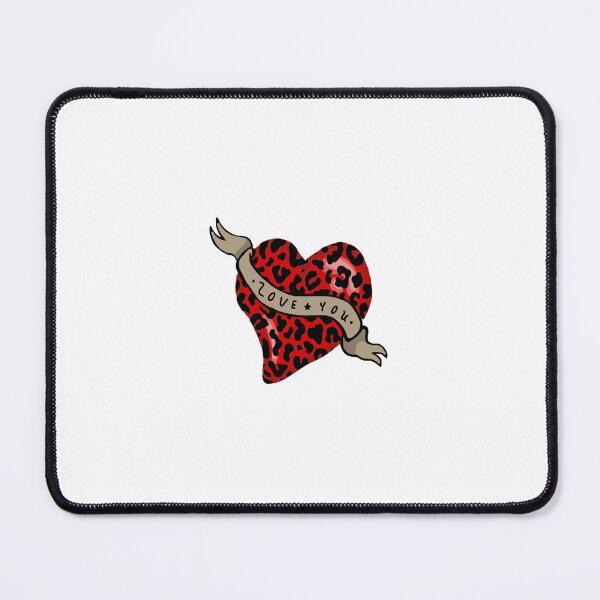Item preview, Love you leopard print heart designed and sold by Maddie2Swaggy.