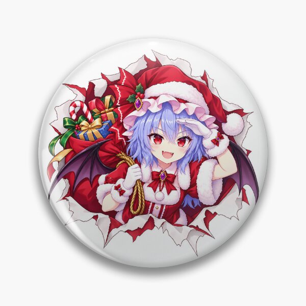 Item preview, Remilia Scarlet Touhou Christmas Torn Paper Gift Surprise designed and sold by mildaclairmo.