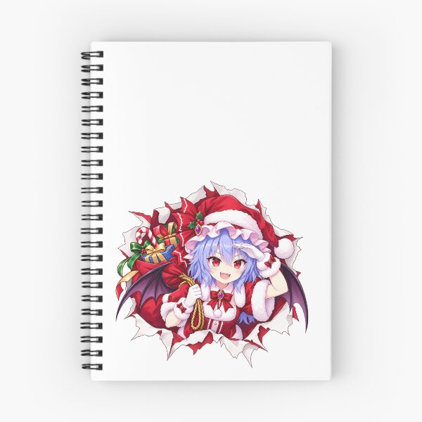 Item preview, Remilia Scarlet Touhou Christmas Torn Paper Gift Surprise designed and sold by mildaclairmo.