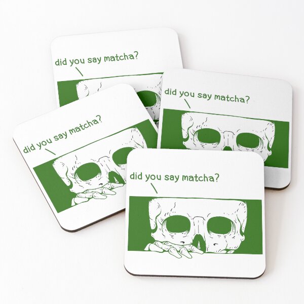 Item preview, Did You Say Matcha? – Skull Matcha Design designed and sold by aleajsstuff.