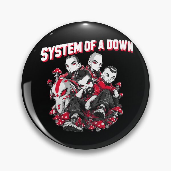 Item preview, System Of A Down Mushrooms designed and sold by DewittlorraArts.