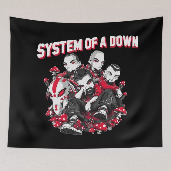 Item preview, System Of A Down Mushrooms designed and sold by DewittlorraArts.