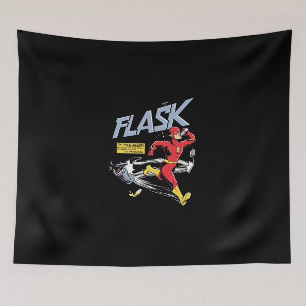Item preview, Retro Comic Book Superhero Running Parody Graphic designed and sold by MelittaKaiser.