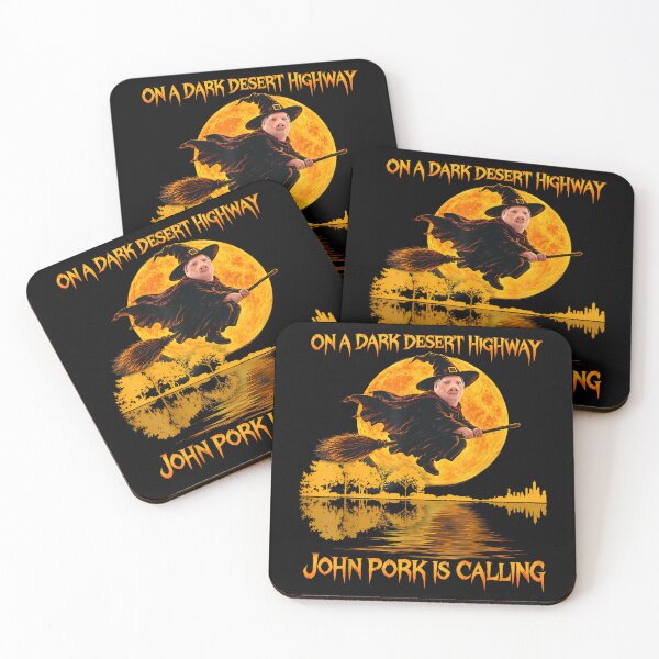 Item preview, John Pork is Calling Halloween Witch Flying Meme Brainrot designed and sold by AnsadoWinu.