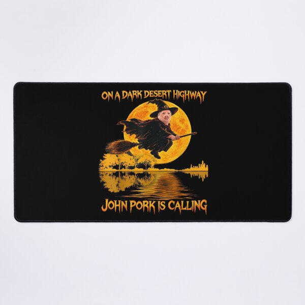 Item preview, John Pork is Calling Halloween Witch Flying Meme Brainrot designed and sold by AnsadoWinu.
