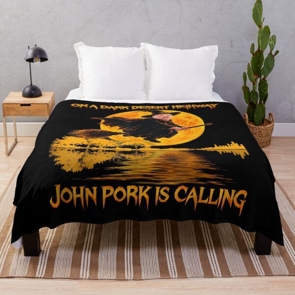 Item preview, John Pork is Calling Halloween Witch Flying Meme Brainrot designed and sold by AnsadoWinu.
