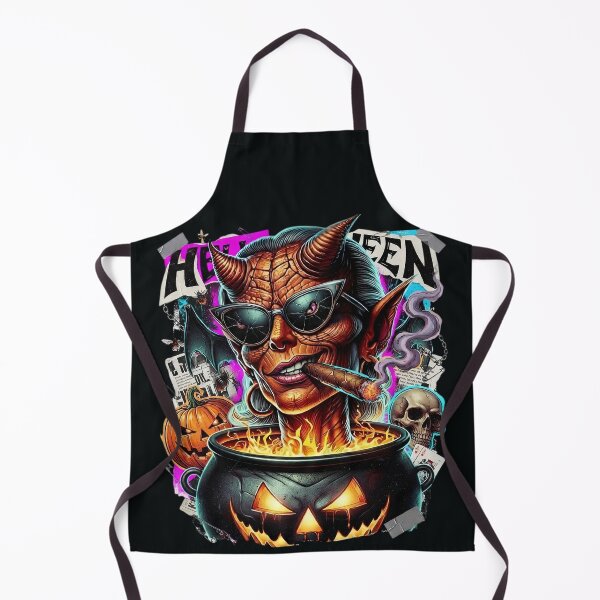 Item preview, Halloween She Devil Cigar Pumpkin Cauldron designed and sold by Voodoo Store Paranormal Collections.