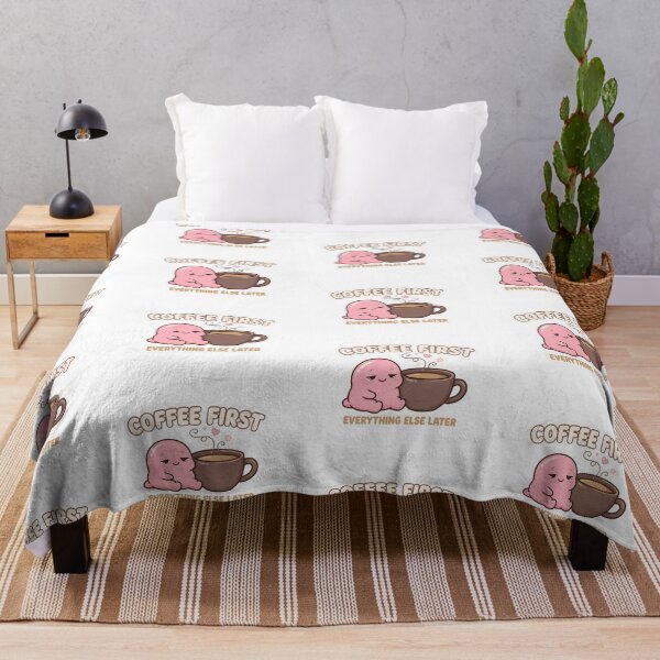 Item preview, Coffee First Everything Else Later – Cute Coffee Lover Design designed and sold by Sweet Blob Co.