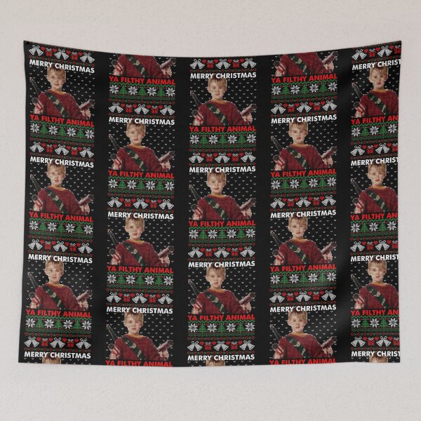Item preview, Kevin Merry Christmas Ya Filthy Animal Knitted designed and sold by Pricityy.