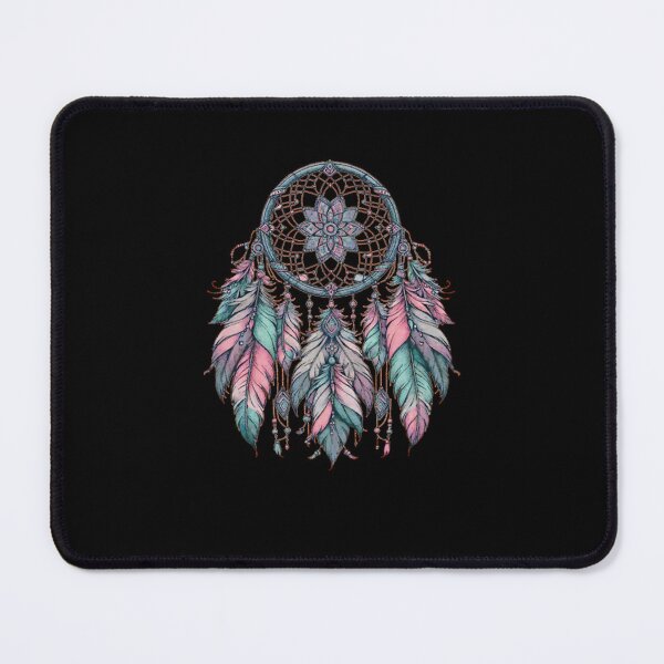 Item preview, Bohemian Watercolor Dreamcatcher Floral Feather Art designed and sold by AmeenNester.