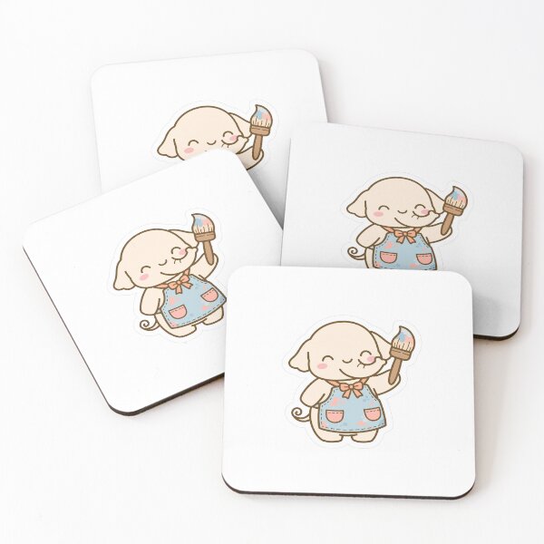 Item preview, Kawaii Baby Elephant  — Cute Little Artist Illustration designed and sold by Sweet Blob Co.