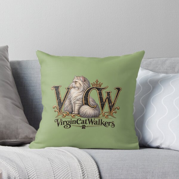 Item preview, Regal Persian Cat - Vintage Victorian VCW Cat Lover Design designed and sold by Laugh a Lot Folk Art.