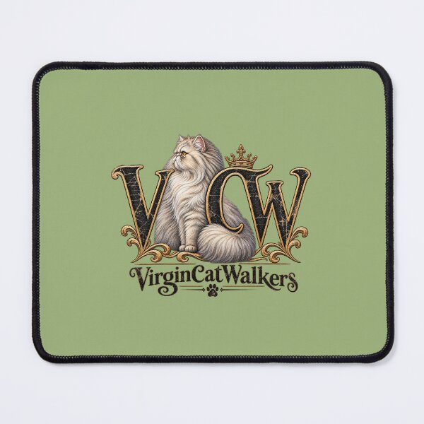 Item preview, Regal Persian Cat - Vintage Victorian VCW Cat Lover Design designed and sold by Laugh a Lot Folk Art.
